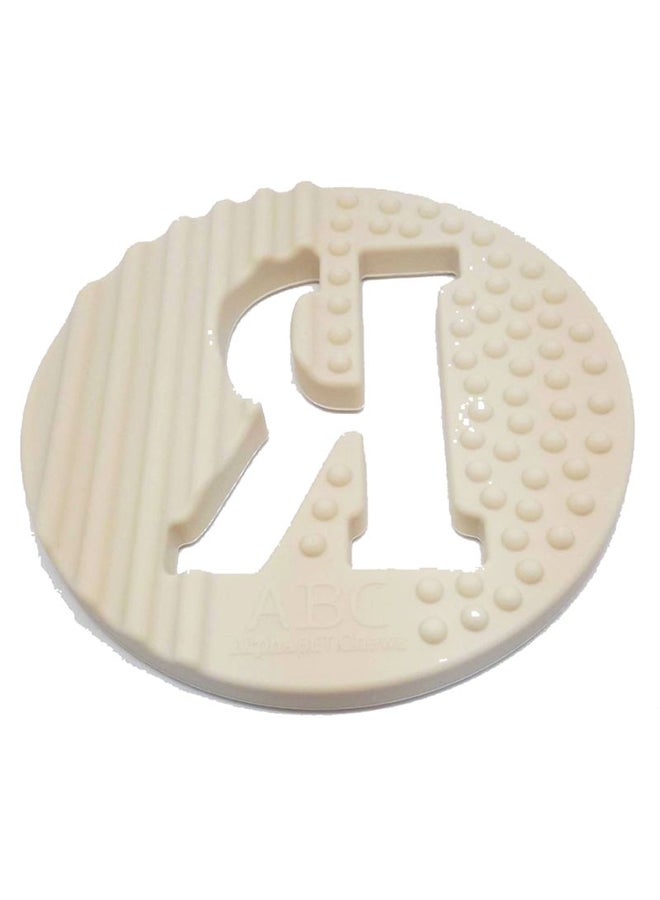 Alphabet Chews Letter Teething Disc - R