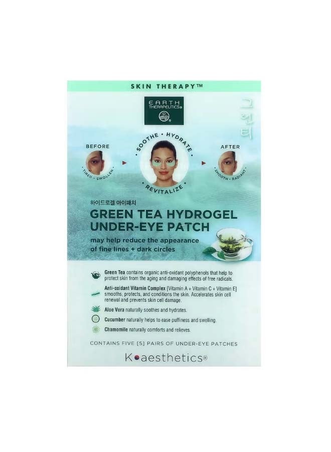 Green Tea Hydrogel Under-Eye Patch 5 Pairs