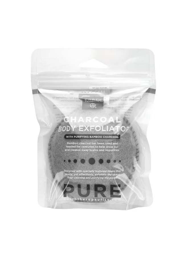 Pure Charcoal Body Exfoliator With Purifying Bamboo Charcoal 1 Exfoliator