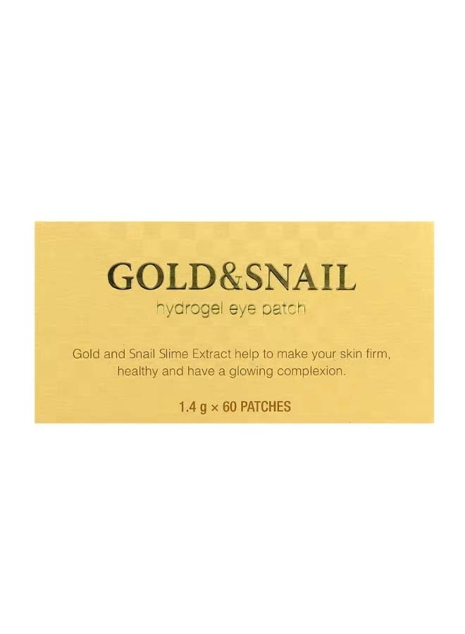 Gold And Snail Hydrogel Eye Patch 60 Patches