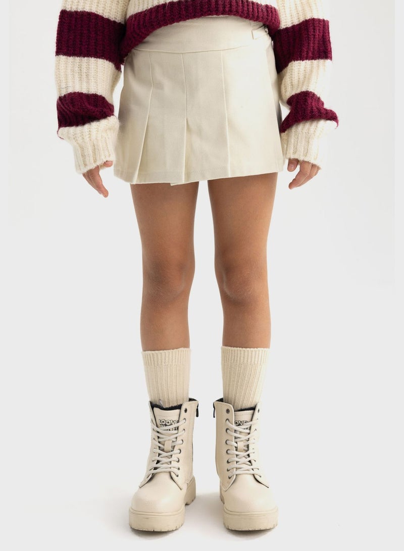 Kids Essential Woven Midi Skirt