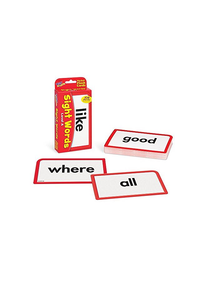 Sight Words Level A Pocket Flash Cards