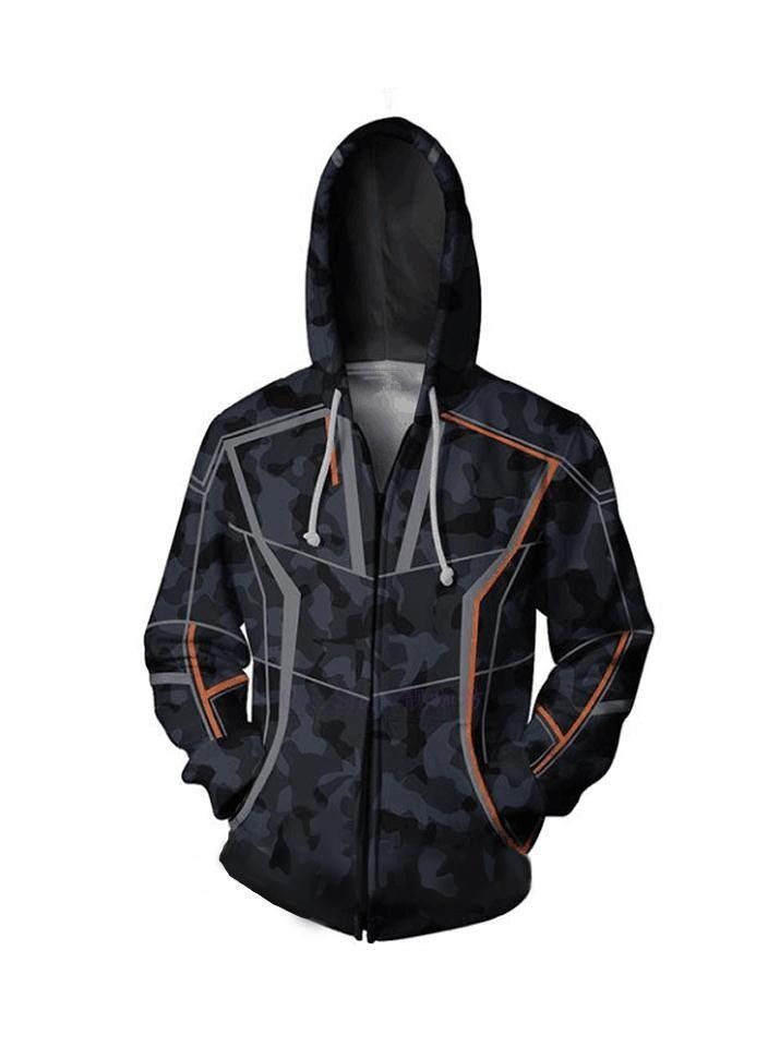 Thickened And Plush Huoying Riman Cosplay3d Digital Hoodies