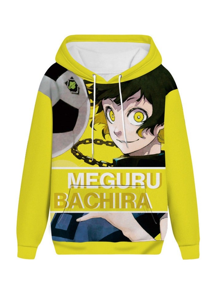 BLUE LOCK BLUE PRISON 3D DIGITAL PRINT HOODIE