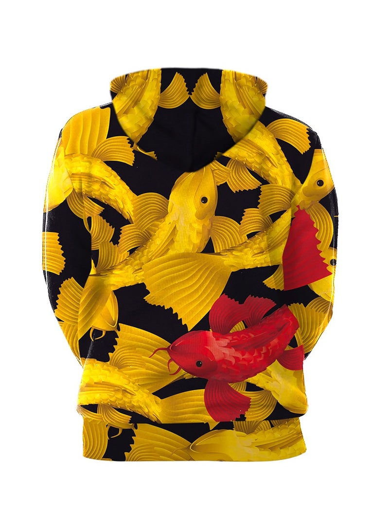 3D Creative Abstract Three-dimensional Animal Print Hoodie