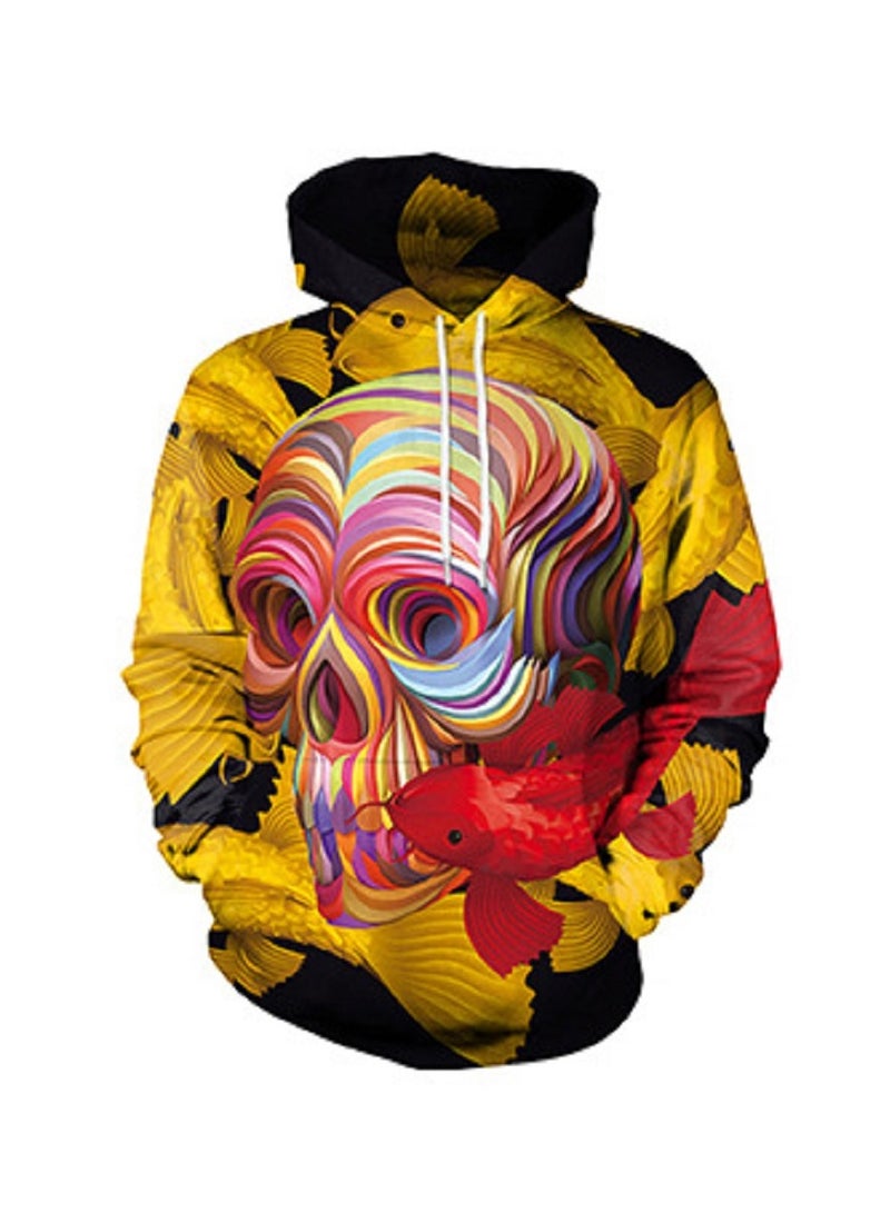 3D Creative Abstract Three-dimensional Animal Print Hoodie