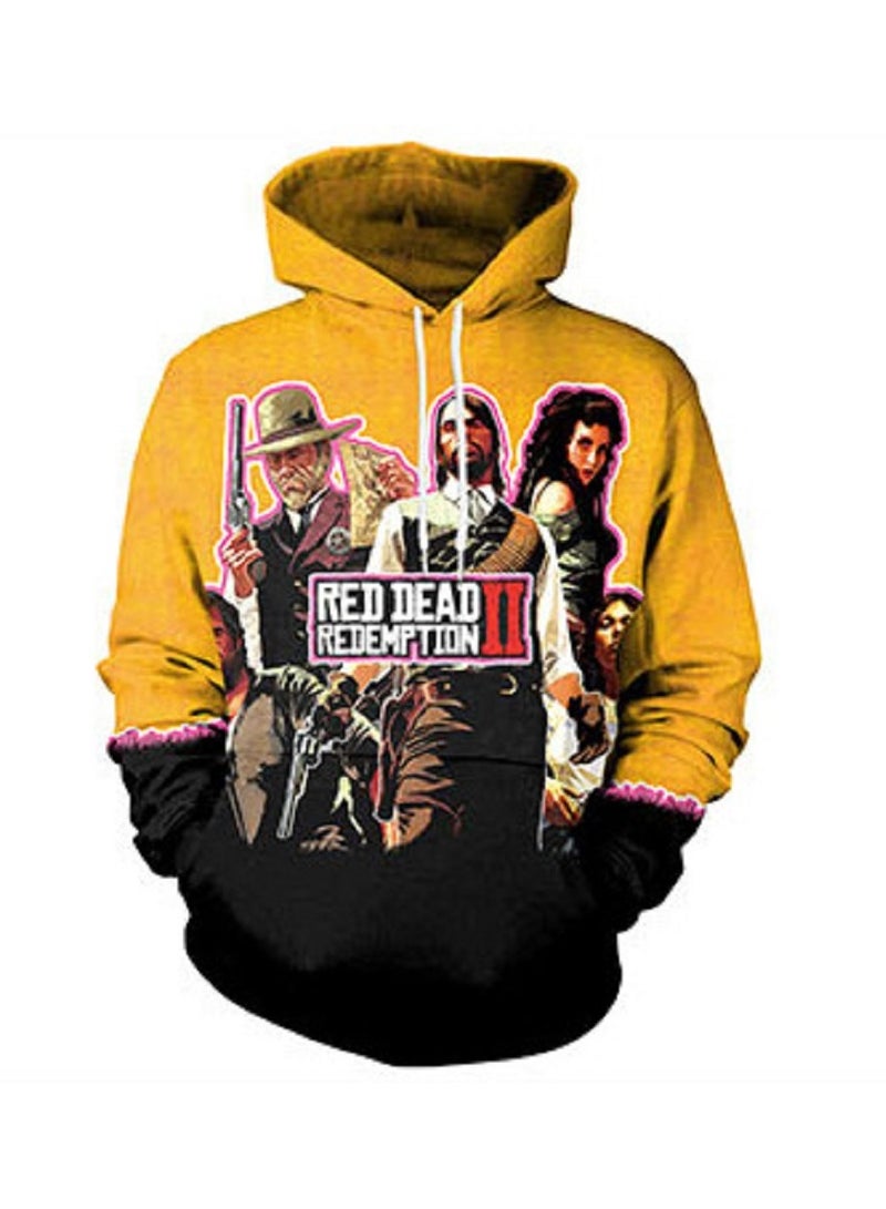 Wilderness Escort 2 RED DEAD REDEMPTION 2 3D Digital Printed Hooded Sweater