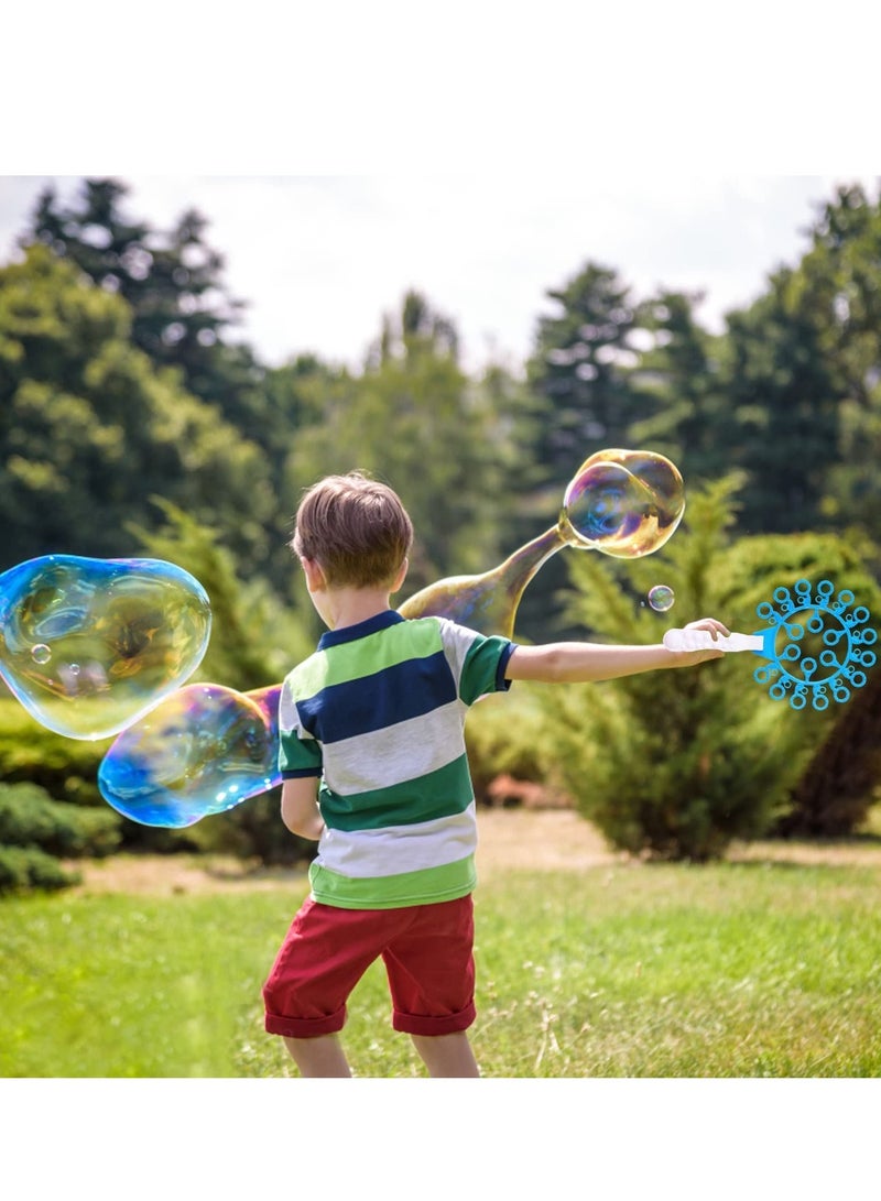 Bubble Wand Set, Giant Bubble Wands for Fun Outdoor and Indoor Activity for Girls, Boys, Toddlers and Children to Enjoy