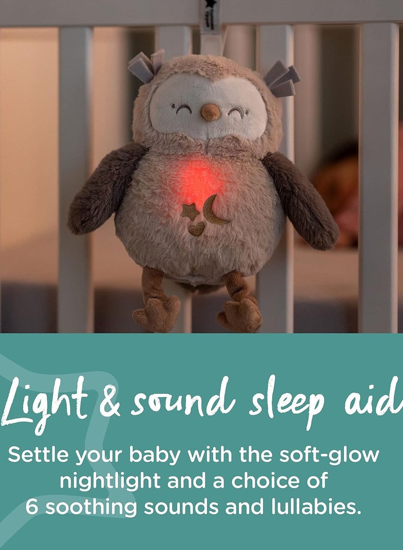 Delux Ollie the Owl Baby Sleep Aid, Beige