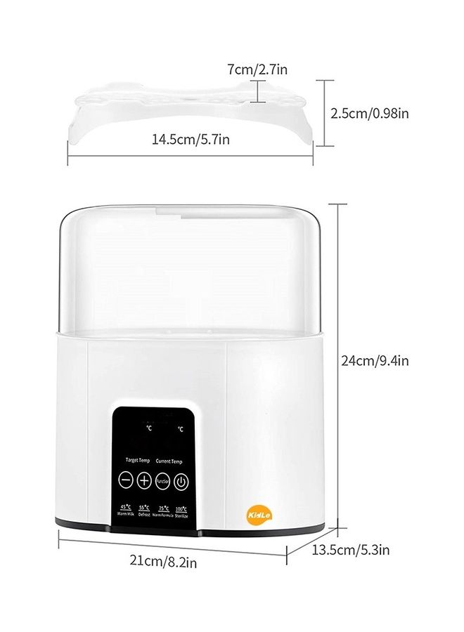 4 In 1 Multifunctional Intelligent Thermostatic Double Bottle Warmer