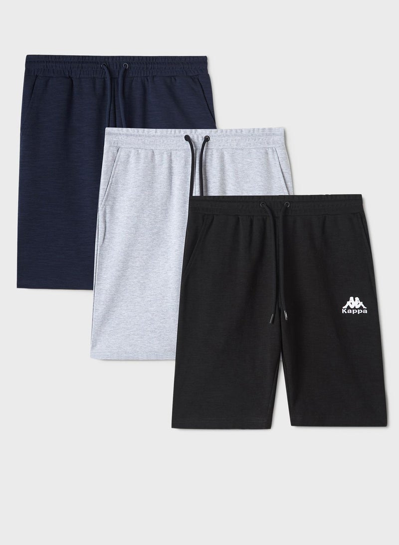 3 Pack Essential Shorts