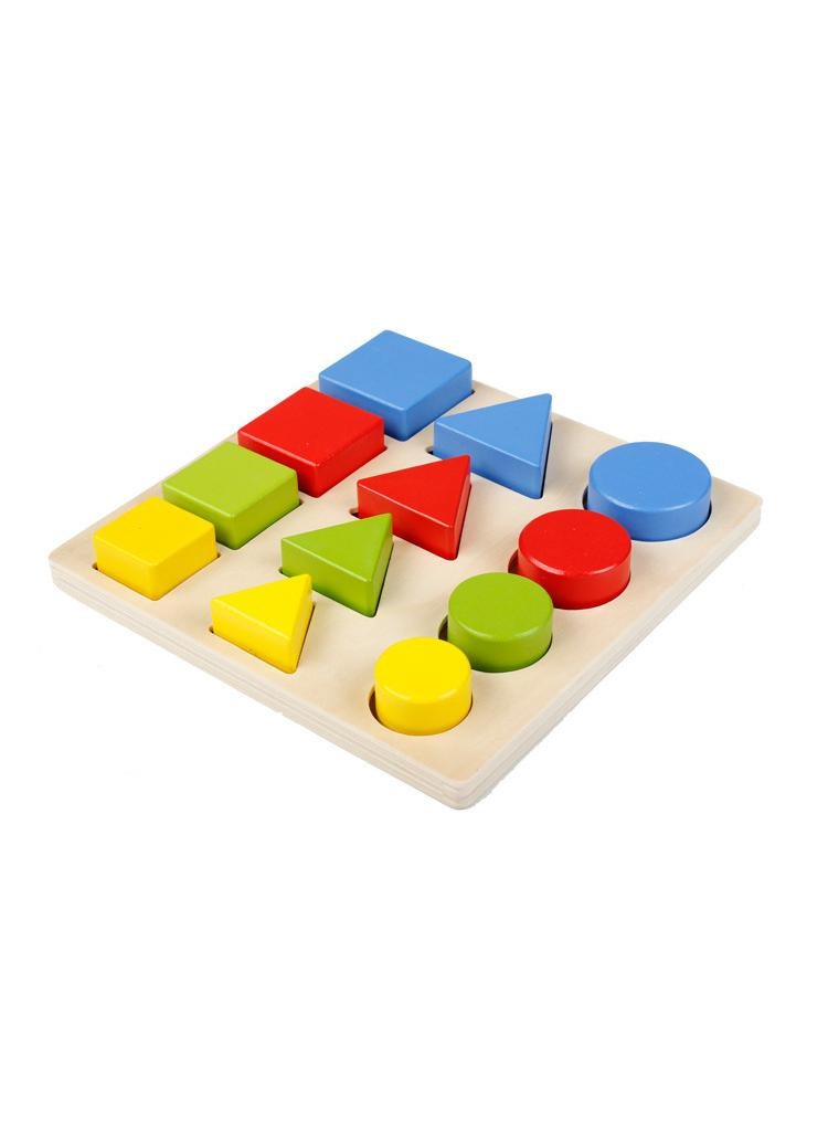 Geometric shape board shape matching building block toy children's early education educational toy 13pcs
