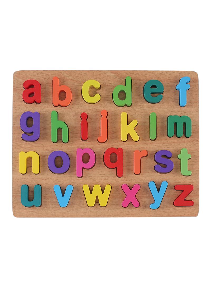 Cognitive matching wooden toys children's educational early education building blocks puzzle board toys style B2