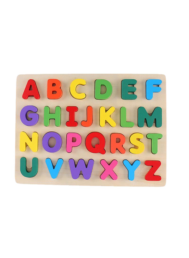 Cognitive matching wooden toys children's educational early education building blocks puzzle board toys style B6