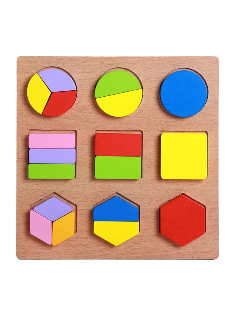 Creative craft geometric shape sorter educational learning toy for kids style Y6