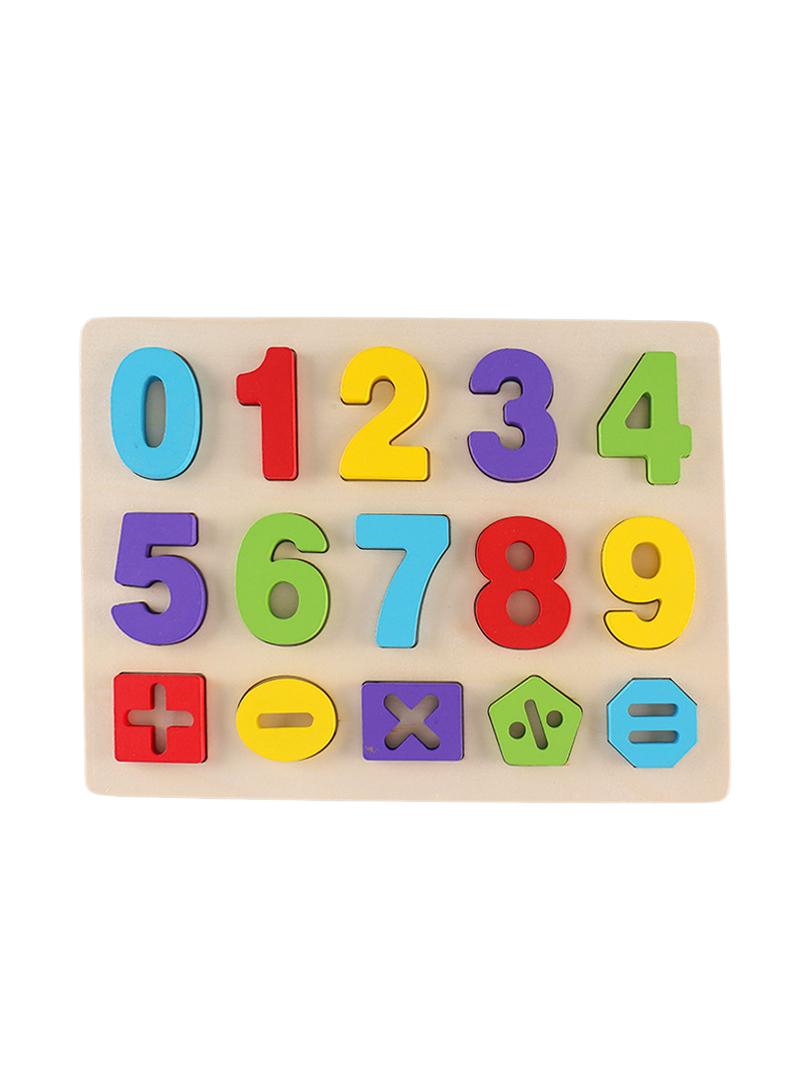 Cognitive matching wooden toys children's educational early education building blocks puzzle board toys style B9