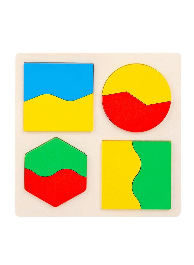 9Pcs Building blocks paired toys Math geometry puzzle early education toys for children