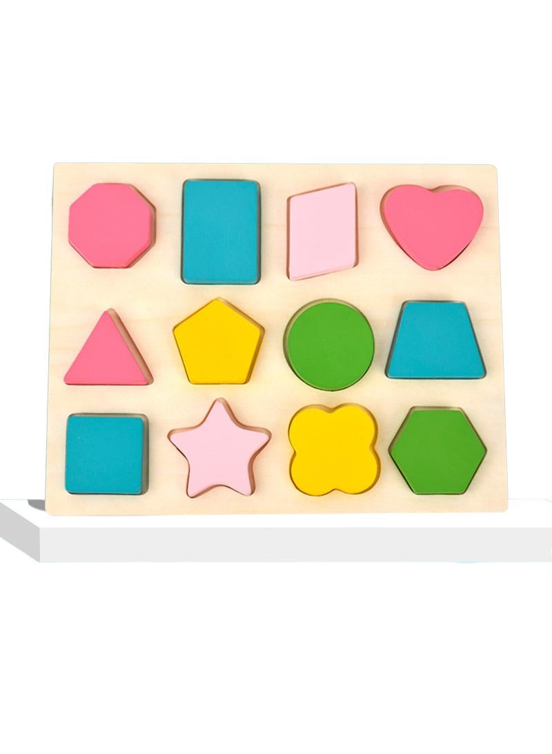 Creative craft geometric shape sorter educational learning toy for kids style Y11