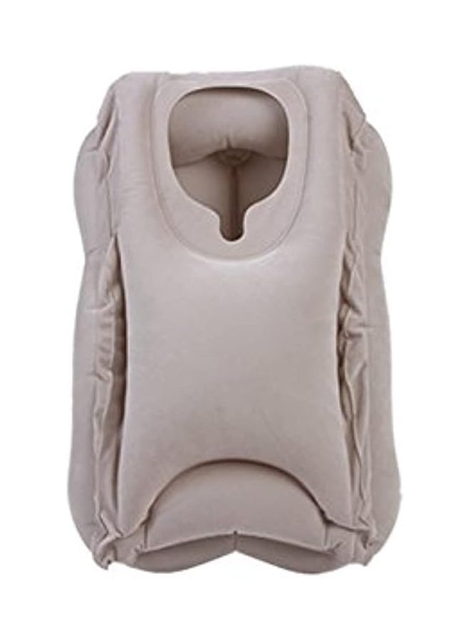 Discovery Inflatable Travel Pillow Lt.Grey Df76216 @Fs