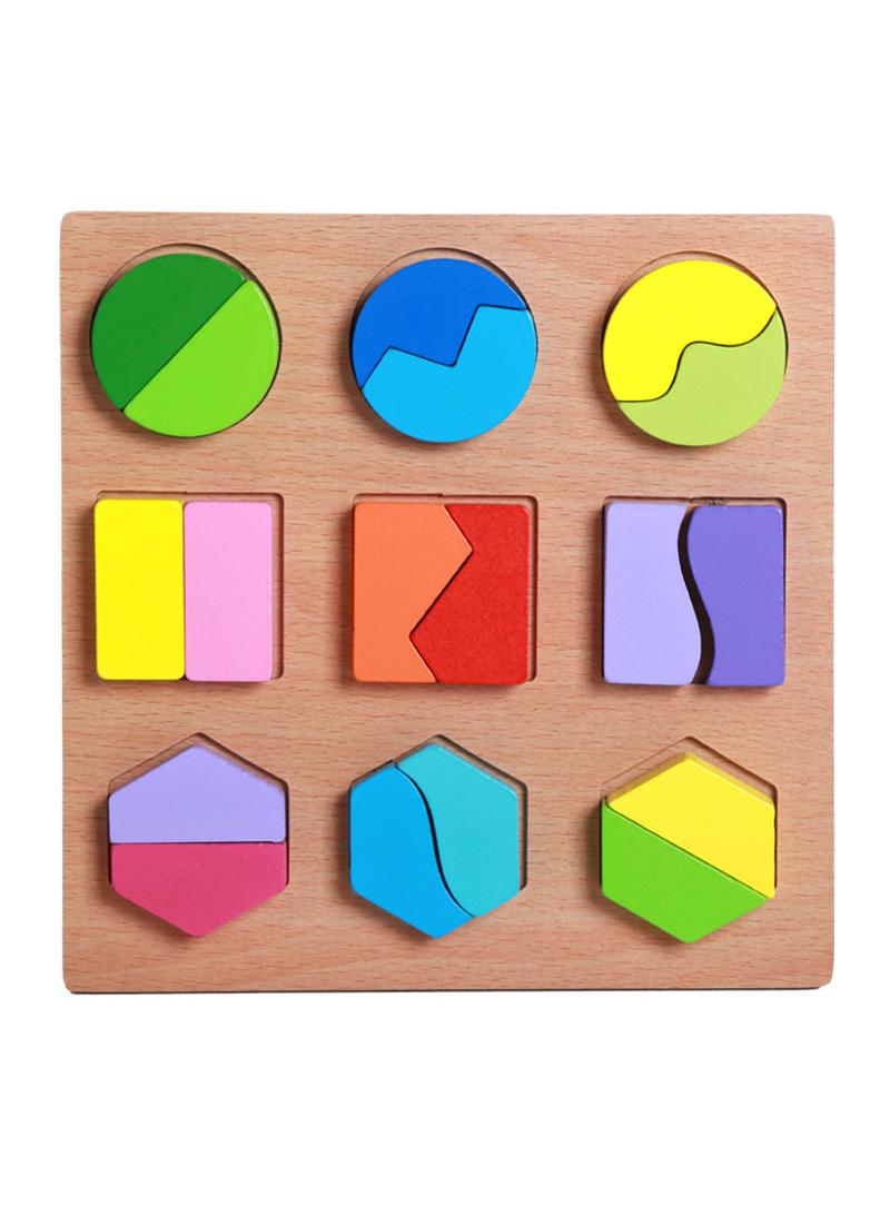 Creative craft geometric shape sorter educational learning toy for kids style Y5