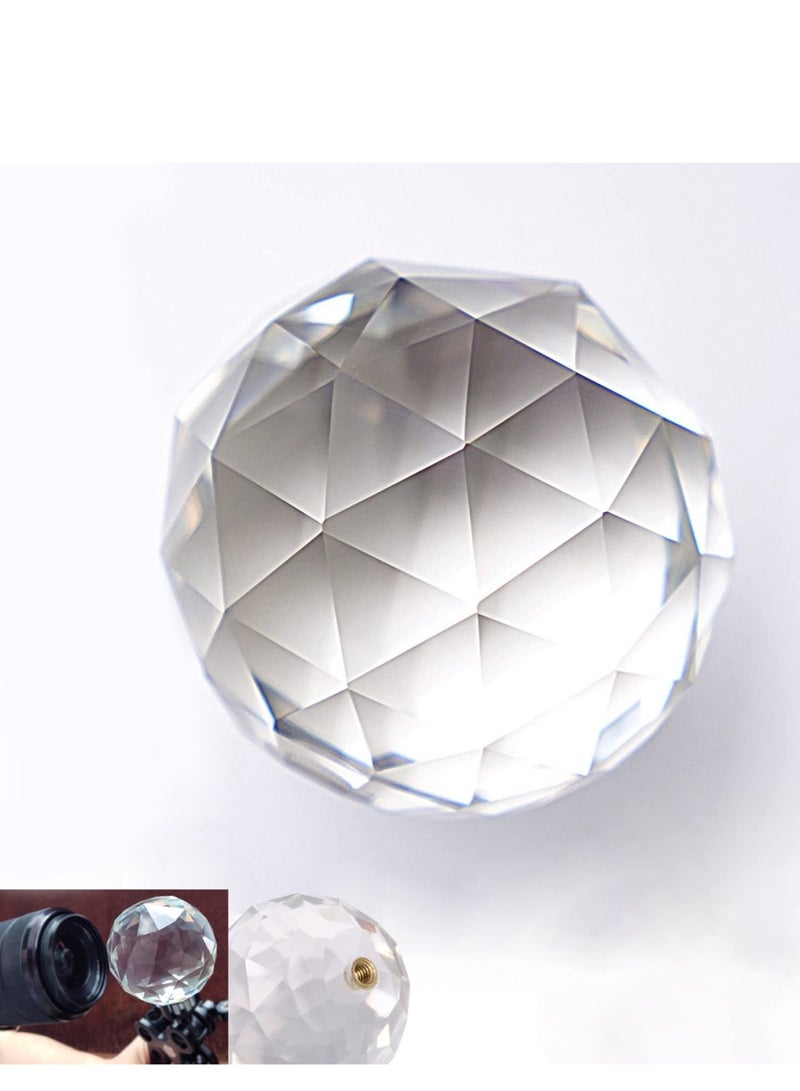 Photography Prism, Optical Crystal Glass Ball Filter with 1/4