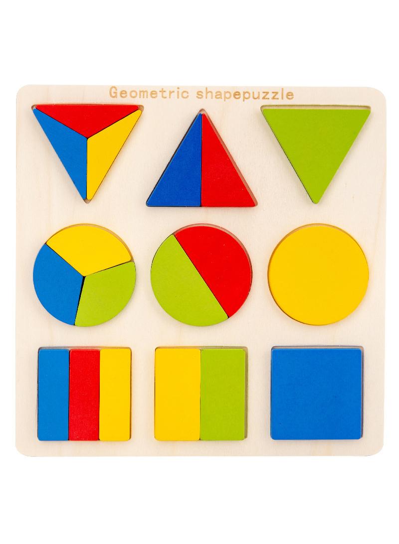Creative craft geometric shape sorter educational learning toy for kids style Y1