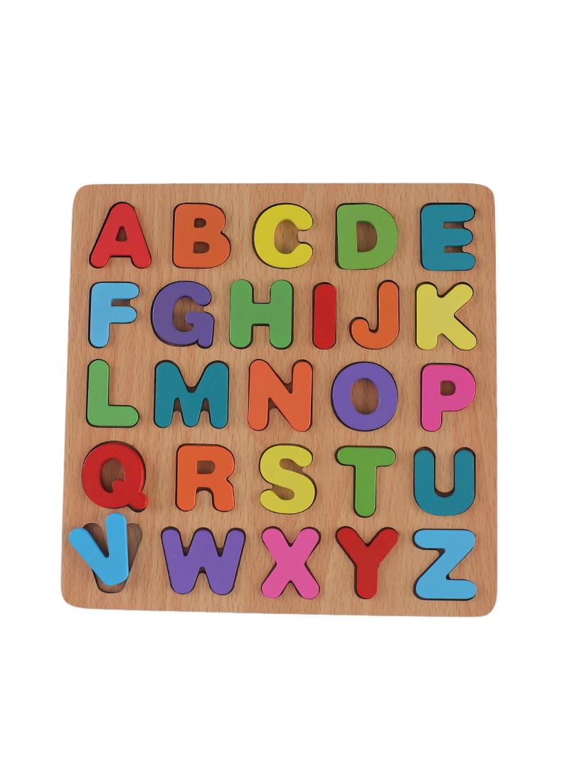 Cognitive matching wooden toys children's educational early education building blocks puzzle board toys style C1