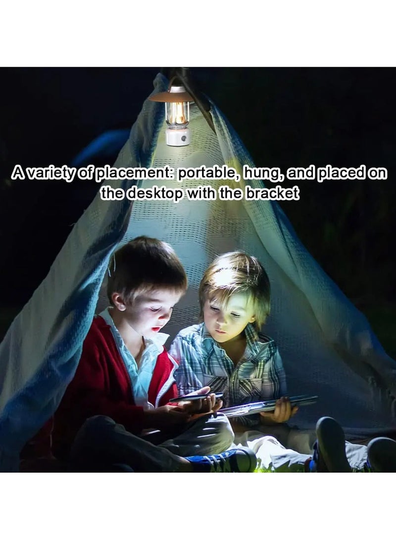 Toby's New Launched CPL-T15 Camping Lantern 3 Lighting Modes Multiple Power Supply Options (Grey)