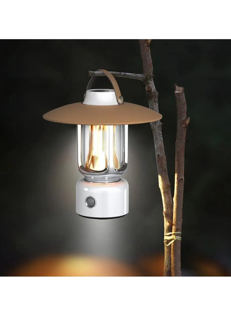 Toby's New Launched CPL-T15 Camping Lantern 3 Lighting Modes Multiple Power Supply Options (Grey)