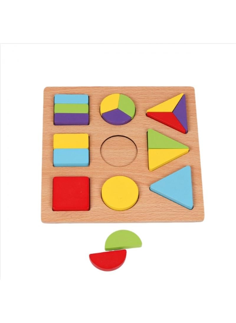 Three-dimensional building block toy children's early education puzzle toy 20x20cm