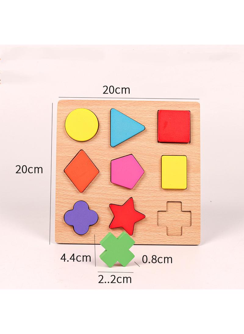 Creative craft geometric shape sorter educational learning toy for kids style Y12