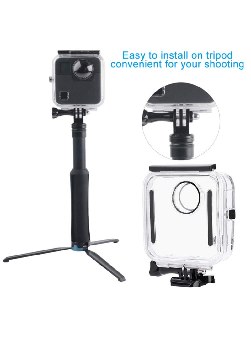Waterproof Housing Case, 45M Underwater Protective Diving Case Housing Shell Replacement Cover for GoPro Fusion