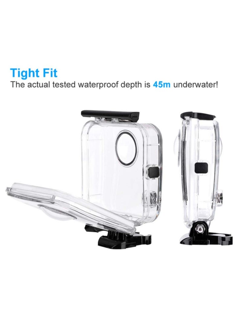 Waterproof Housing Case, 45M Underwater Protective Diving Case Housing Shell Replacement Cover for GoPro Fusion