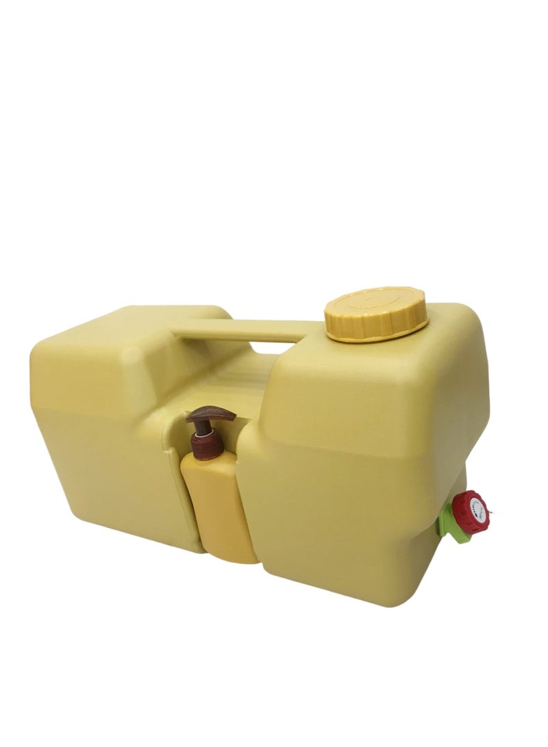 Camping Water Container 20L Storage Bucket With Soap Dispenser