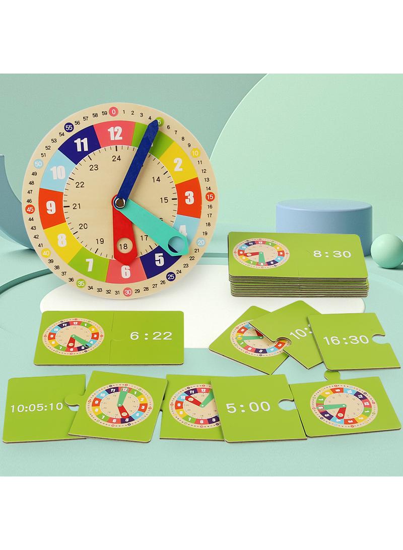 Clock Model Clock Face Three-needle Children's Learning Tools Learning And Understanding Time Teaching Tools