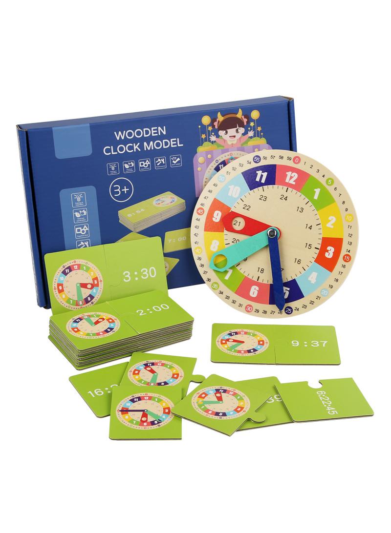 Clock Model Clock Face Three-needle Children's Learning Tools Learning And Understanding Time Teaching Tools