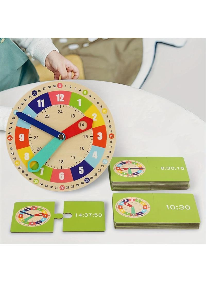 Clock Model Clock Face Three-needle Children's Learning Tools Learning And Understanding Time Teaching Tools