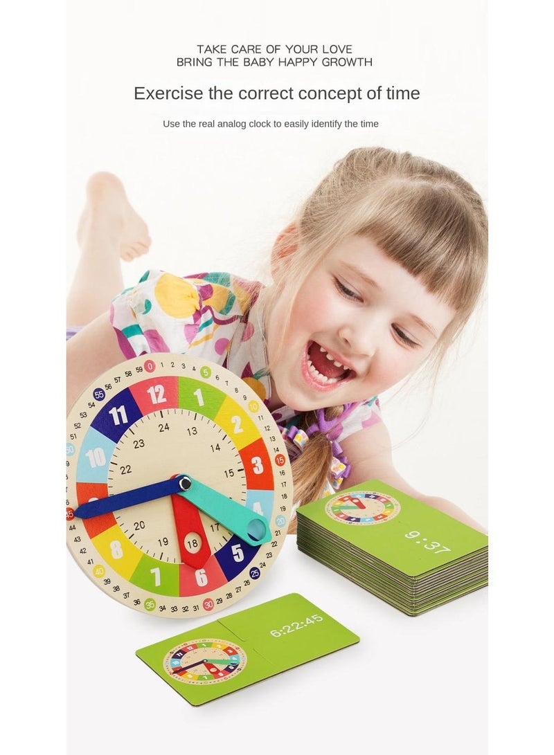 Clock Model Clock Face Three-needle Children's Learning Tools Learning And Understanding Time Teaching Tools
