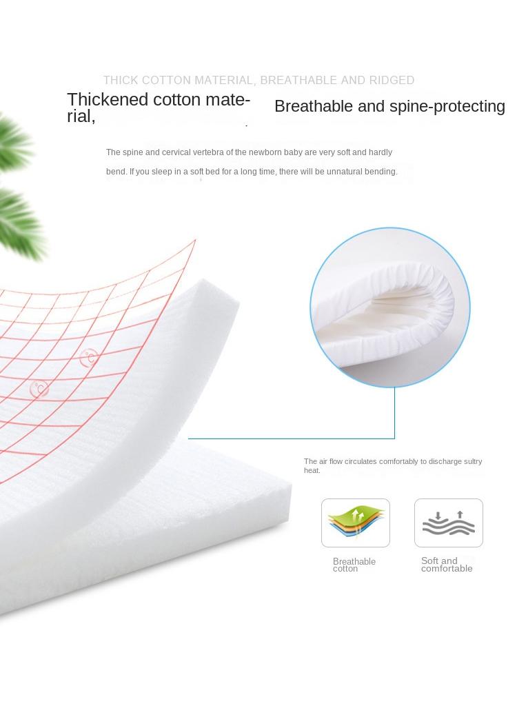 Portable Foldable Detachable Washable And Anti Pressure Baby Crib Bionic Detachable Baby Pillow Travel Baby Crib