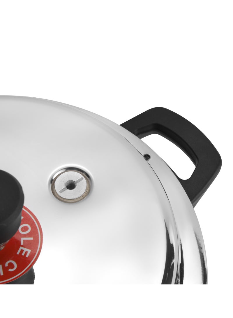 Elegant Design & High Quality Material Stainless Steel Pressure Cooker With Induction Compatible