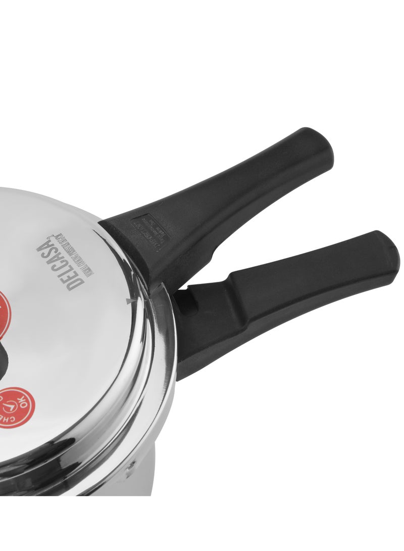 Elegant Design & High Quality Material Stainless Steel Pressure Cooker With Induction Compatible