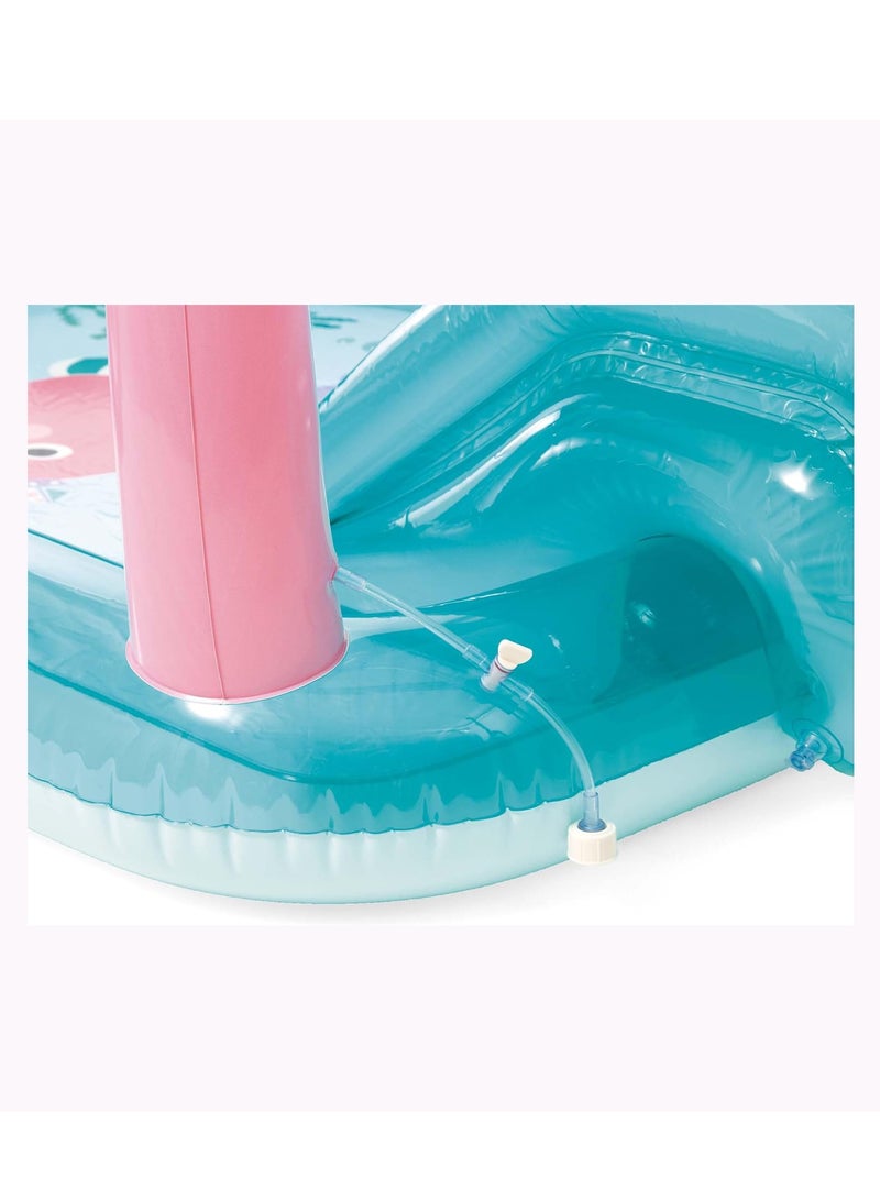 Octopus Play Center Inflatable Pool with Slide and Sprinkler 234x183x150cm