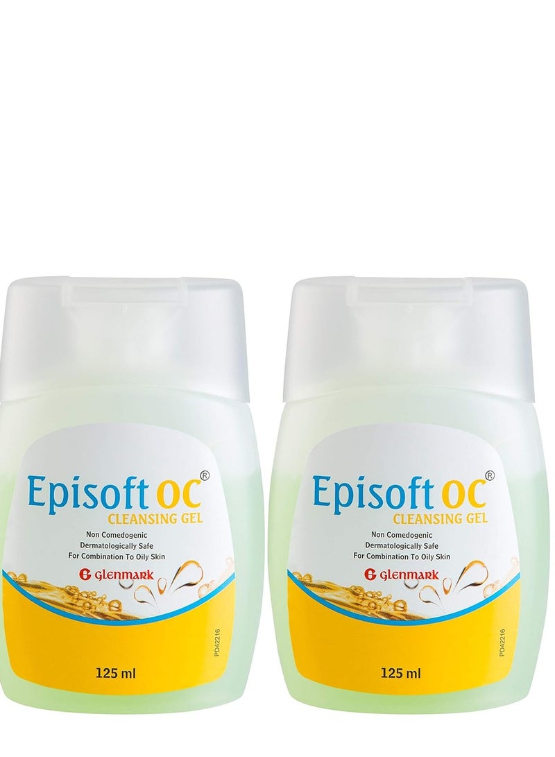 Episoft Gel For Acne-Prone and Oily Skin 125ml Pack of 2