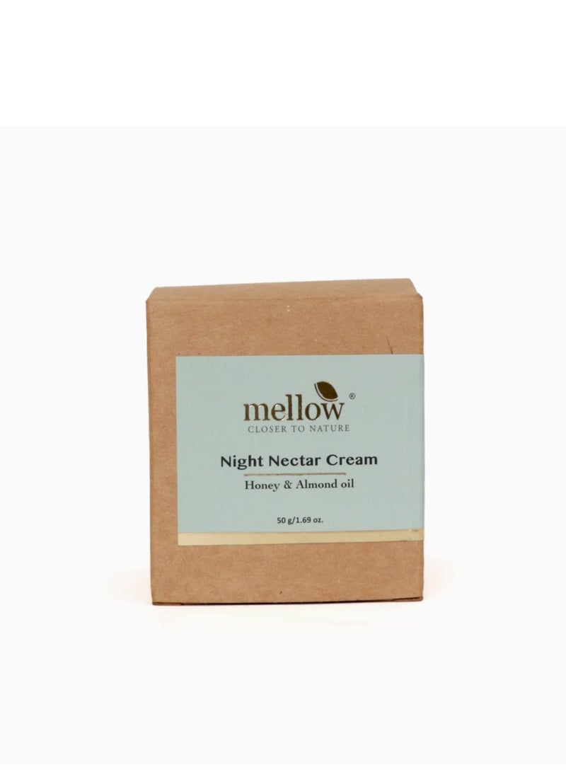 Mellow Ayurvedic Night Nectar Brightening Lightning Cream 50g with Almond Honey