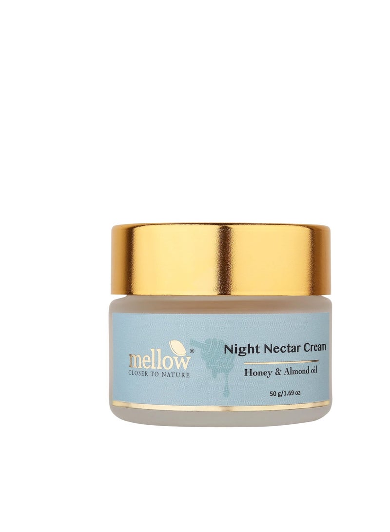 Mellow Ayurvedic Night Nectar Brightening Lightning Cream 50g with Almond Honey