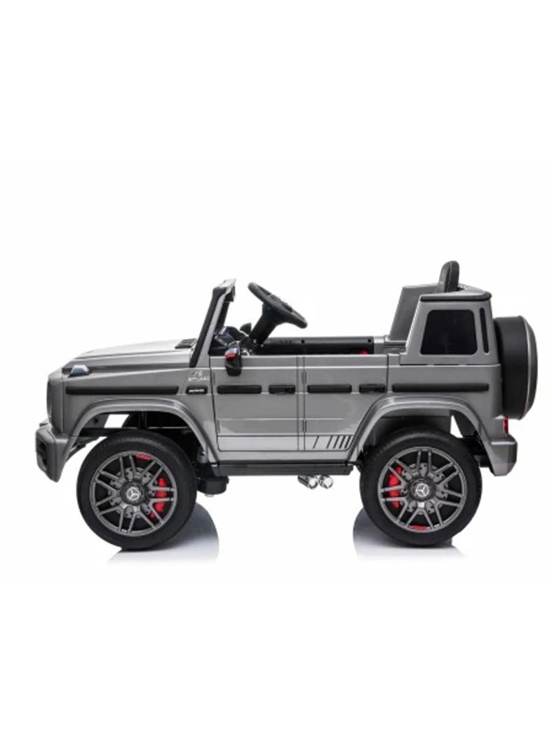 Mercedes Benz Amg G63, Licensed Electric Car, 12V Ride On Car With Remote Control For Kids - Painting Grey