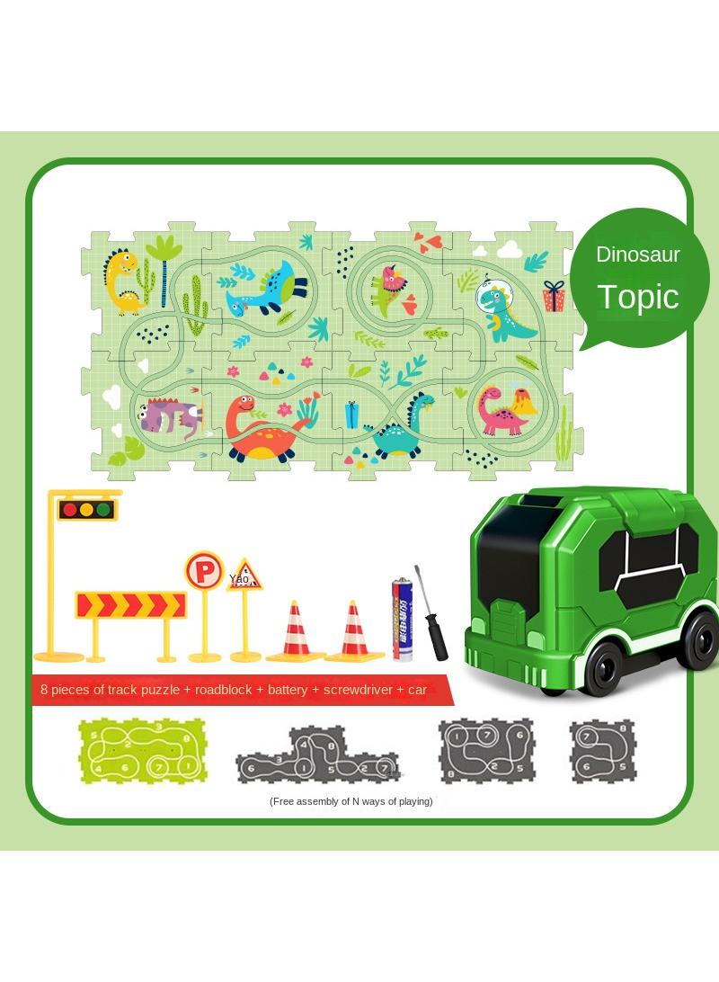 Children's DIY Track Puzzle Car Toy