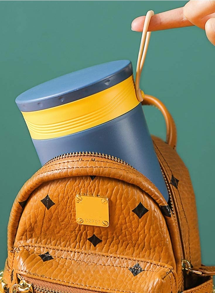 Food Flask, 450 ml Flask for Hot Food, Insulated Containers with a Foldable Spoon