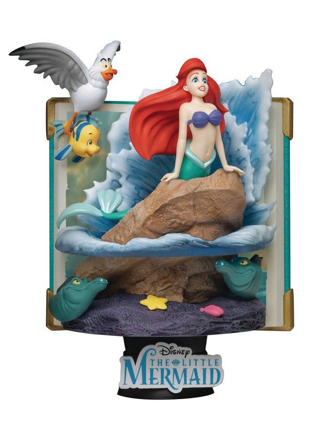 Disney Story Book Series: Ariel Ds 079 D Stage Statue Multicolor 6 Inches