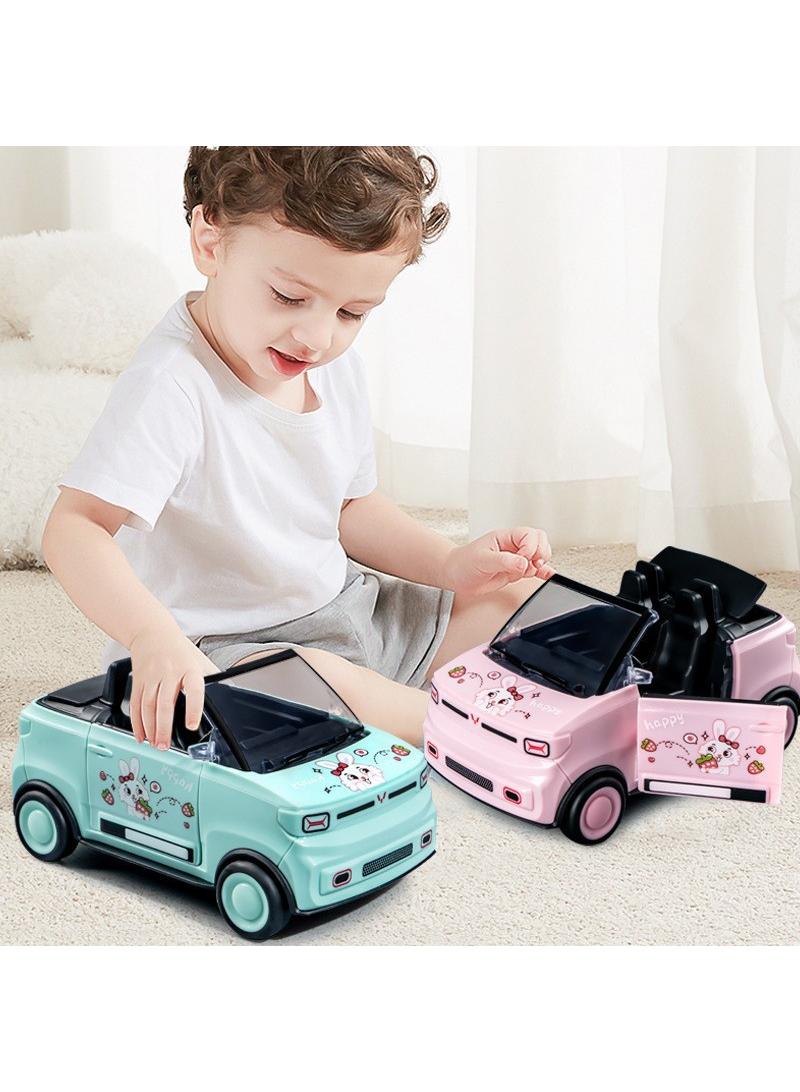 Children's Cartoon Mini Convertible Model Inertial Sports Car Toy